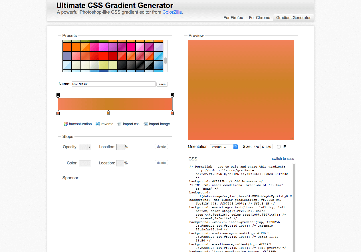 The Best Online Color Tools for Web Designers 5 Ultimate CSS Gradient Generator