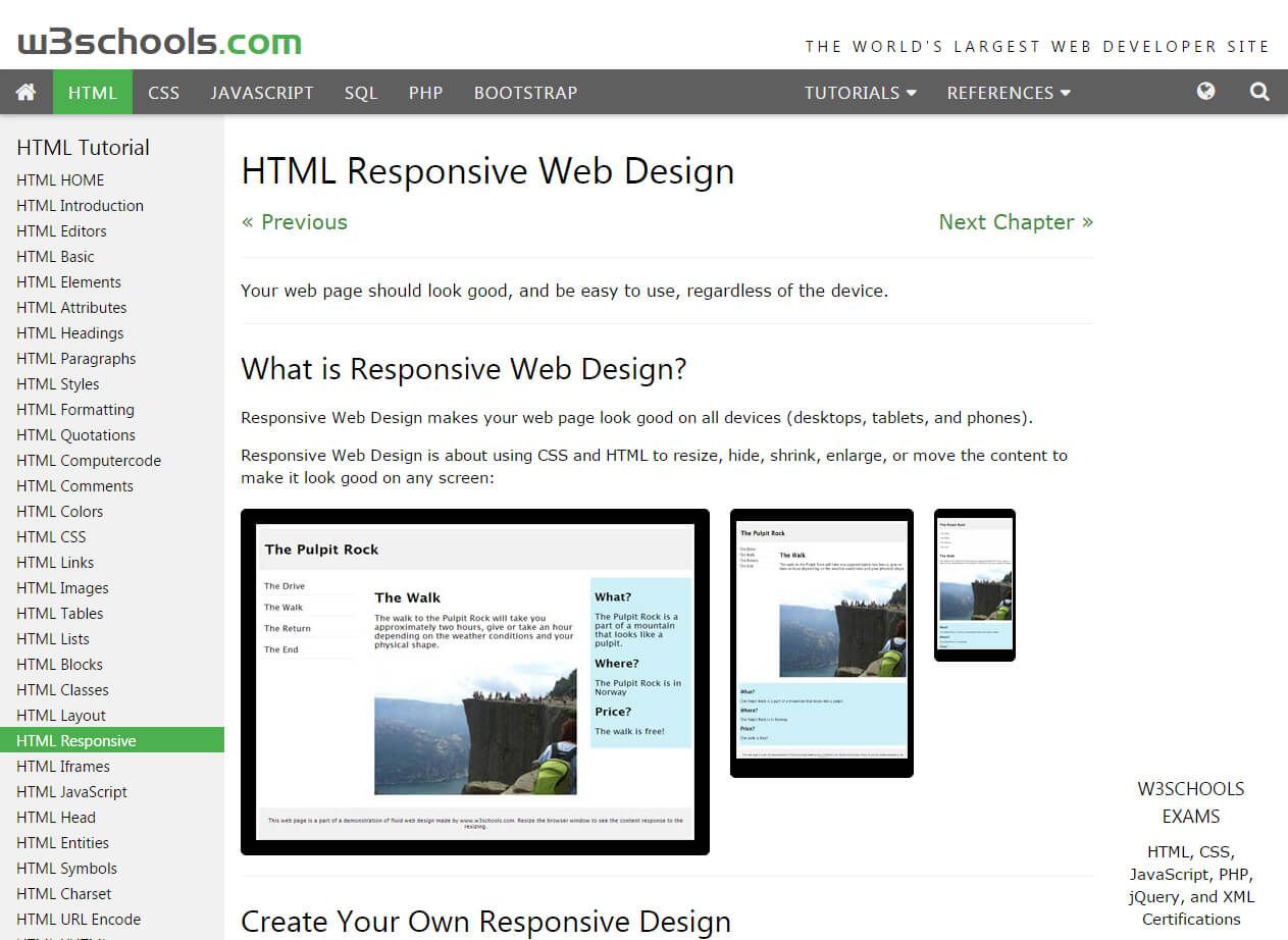 Webdesigner worden - waar begin ik? 5 w3school HTML
