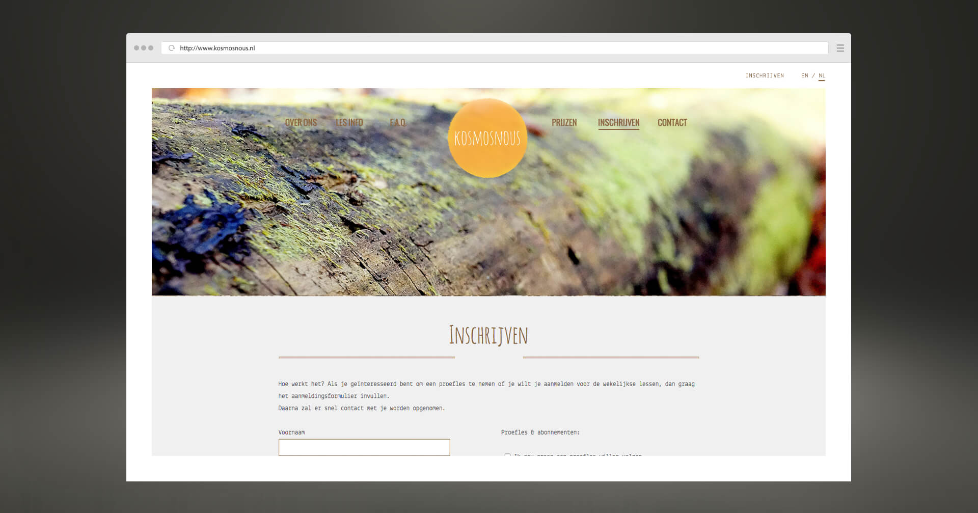 Kosmosnous content MR 2016 inschrijven