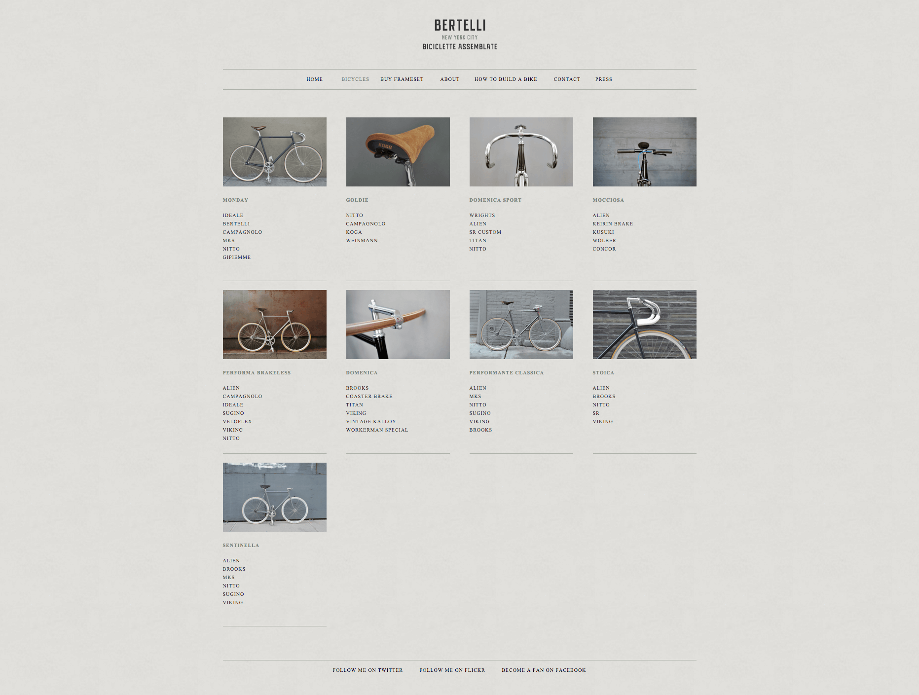 Bertelli BicicletteAssemblate New York City Fixed Gear Bicycles assembled in New York City