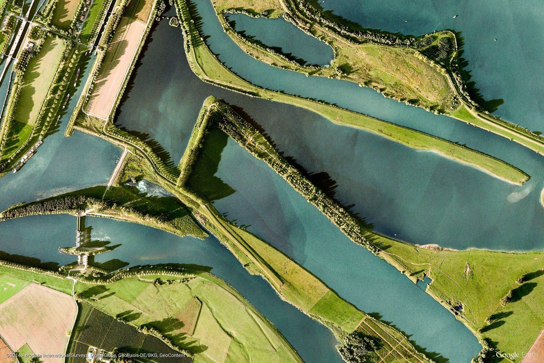 google earth view 1945