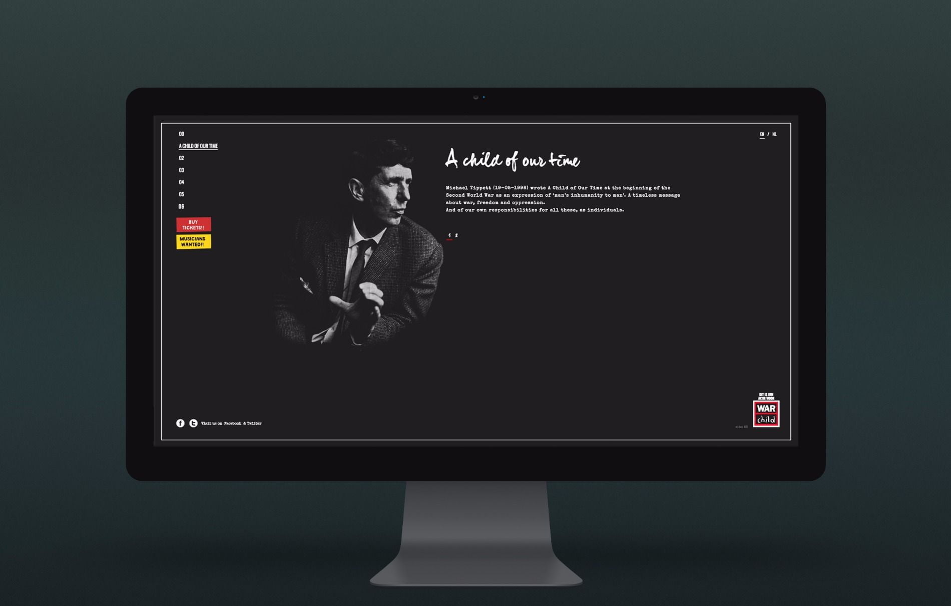 A Child of our Time, War Child 8 apple cinema display chrome imac 21 fullscreen 01