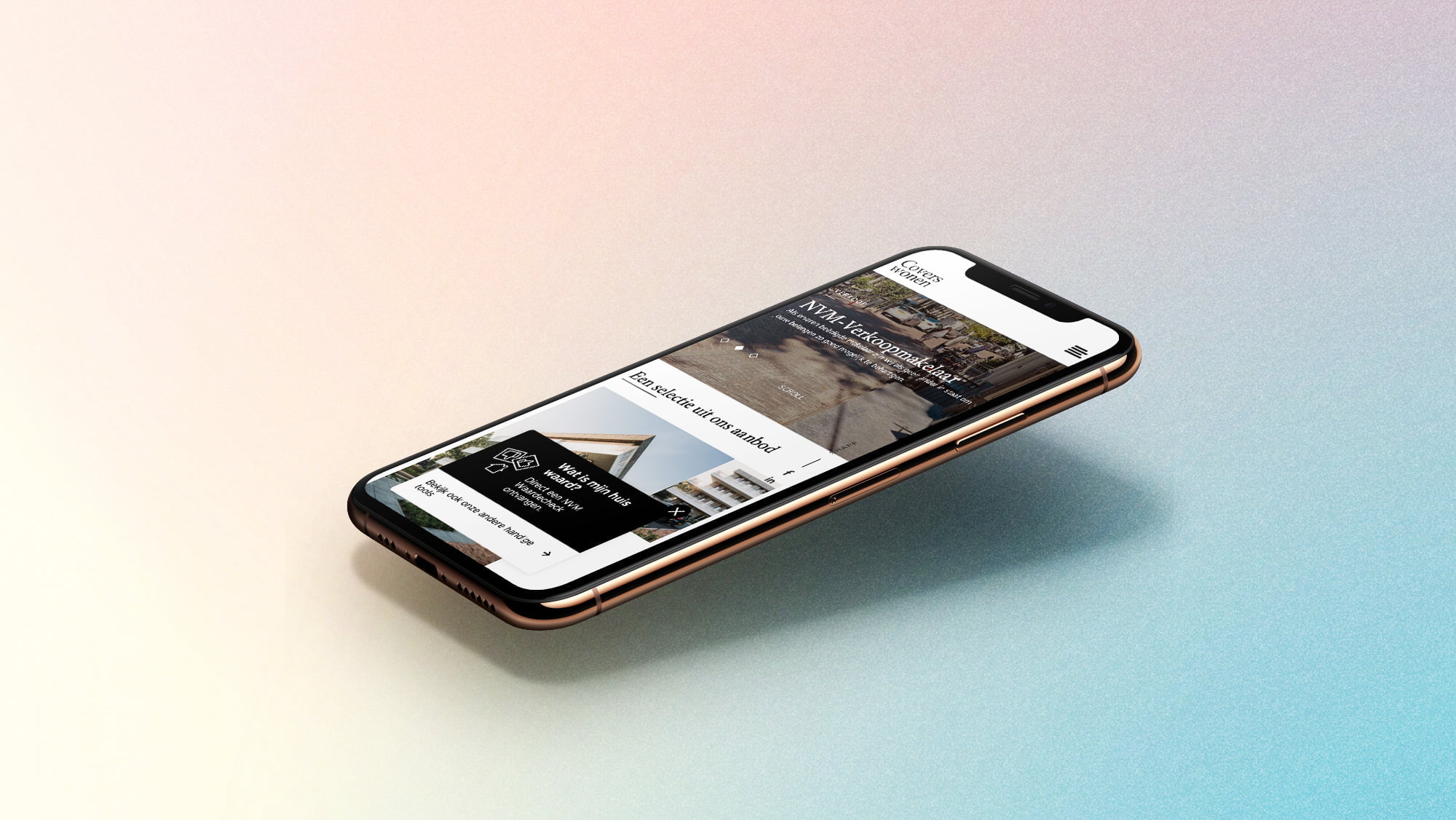 Super website laten maken 8 Covers Wonen website op iphone - Website bouwer Den Haag